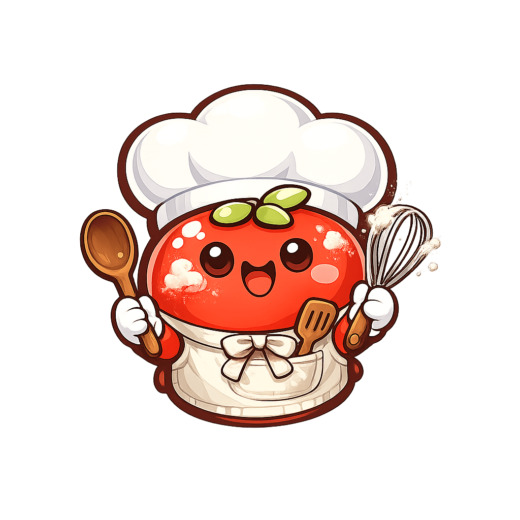 ActuallyCook mascot, a chef tomato